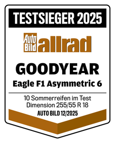 Testsieger 2025 Auto Bild GOODYEAR Eagle F1 Asymmetric 6